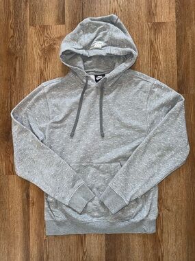 Nike Heather Gray Pullover Hoodie for Men